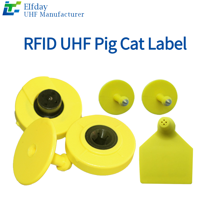 UHF RFID Livestock Identification Animal Ear Tags for Pigs, Sheep, Cattle & Poultry